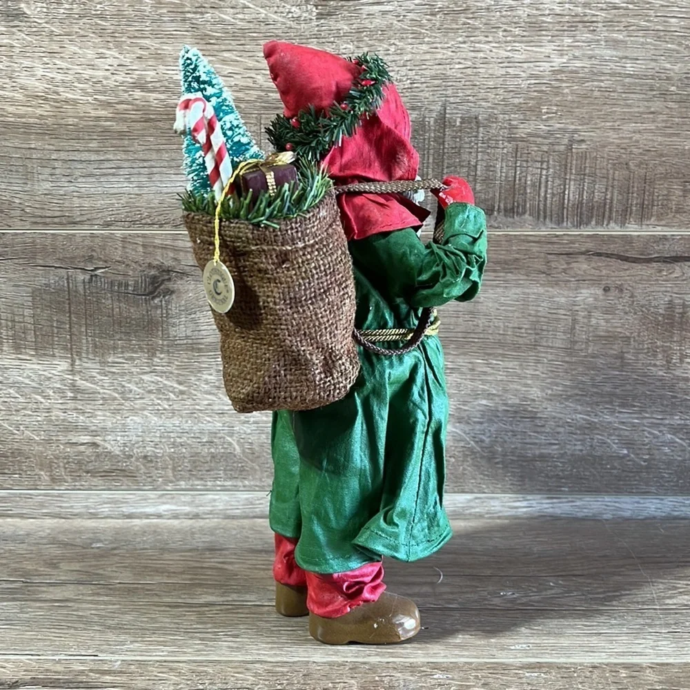 Clothtique Father Christmas Santa Figurine Bag 1990 Vintage Possible Dreams‎